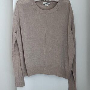 Club Monaco Taupe Crew Neck Sweater